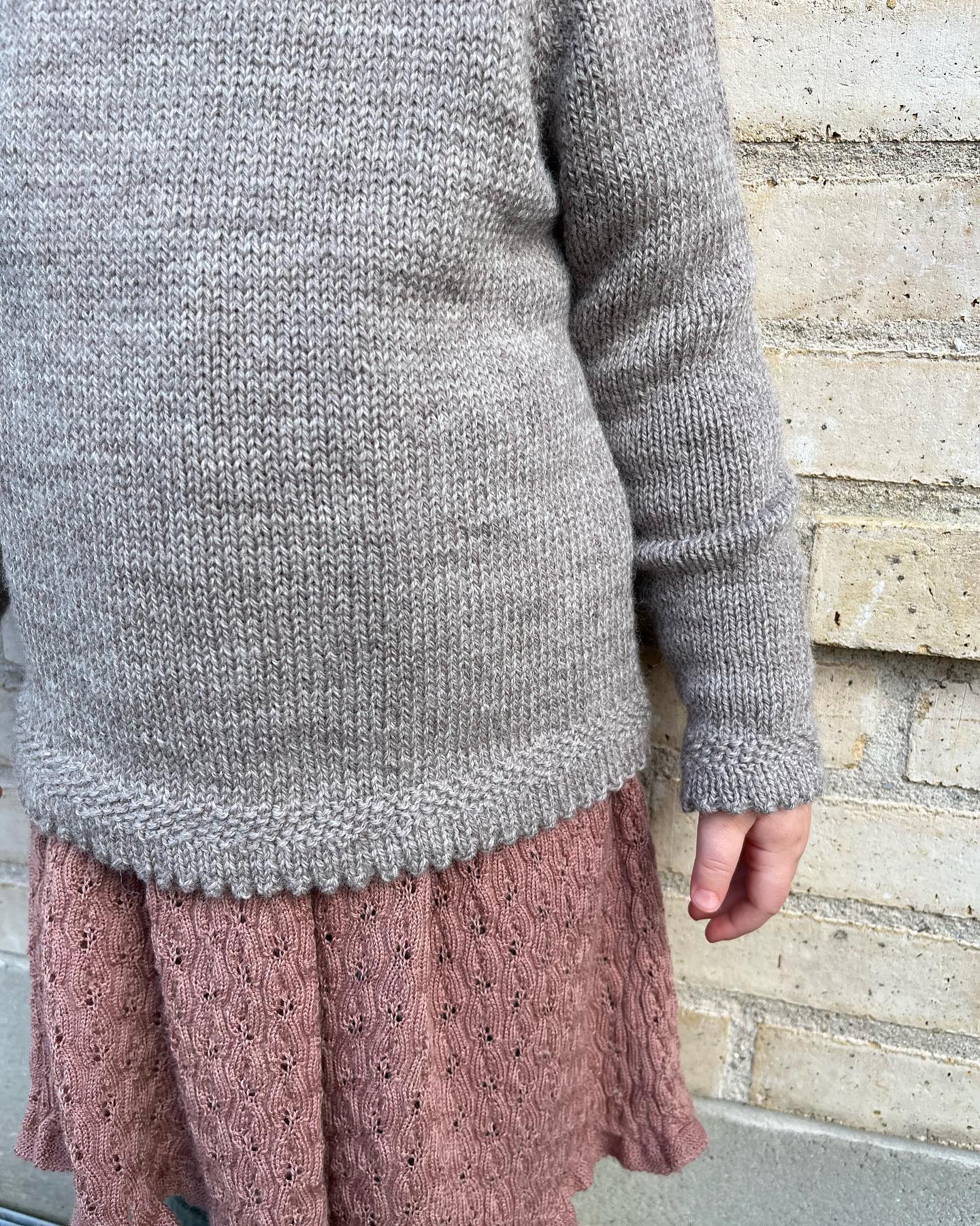 Picot Bluse 1-8 år Opskrift
