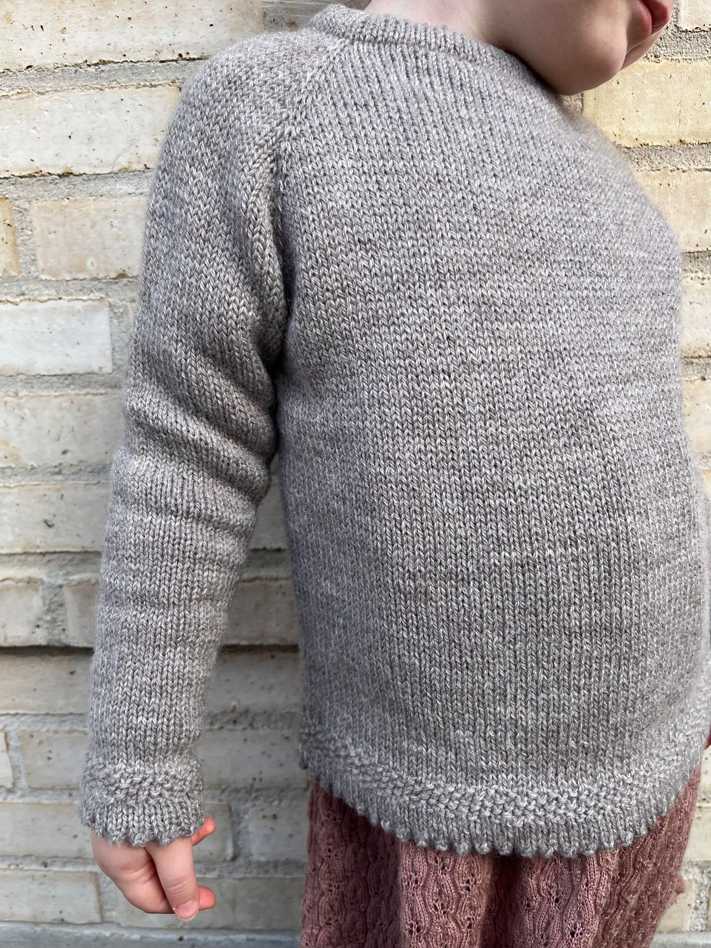 Picot Bluse 1-8 år Opskrift