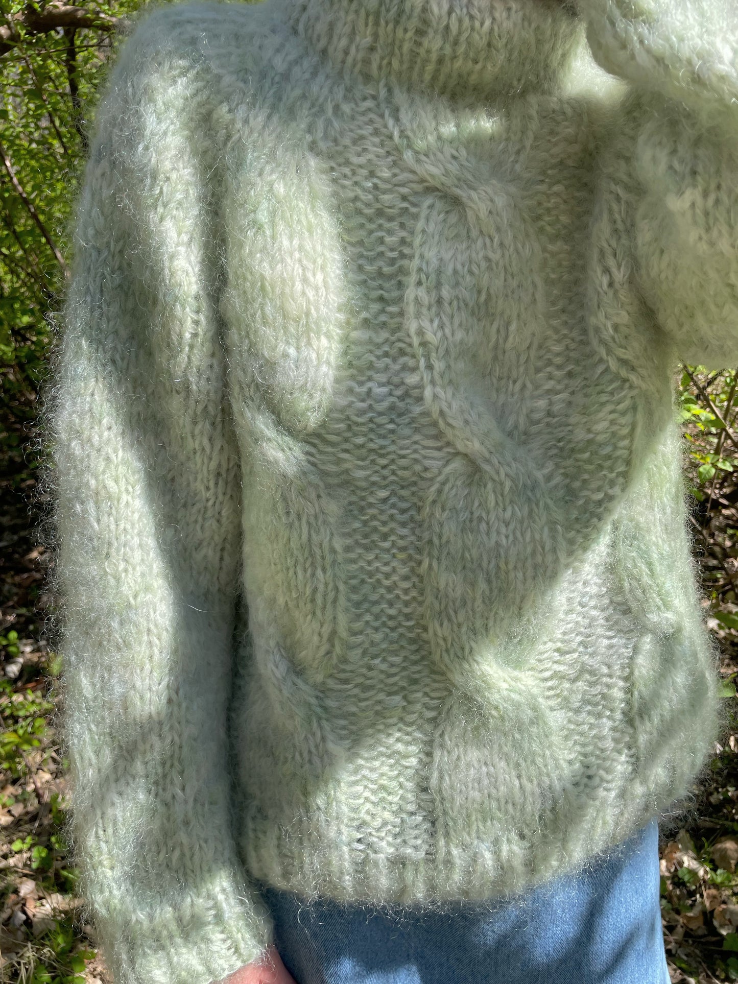 'Vintergæk' - fat mohair 200 m/100 g.