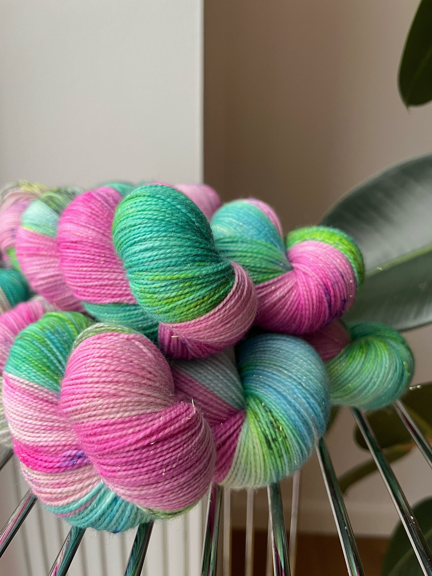 'Tornerose 2.0' - sock glitter 400 m/100 g.