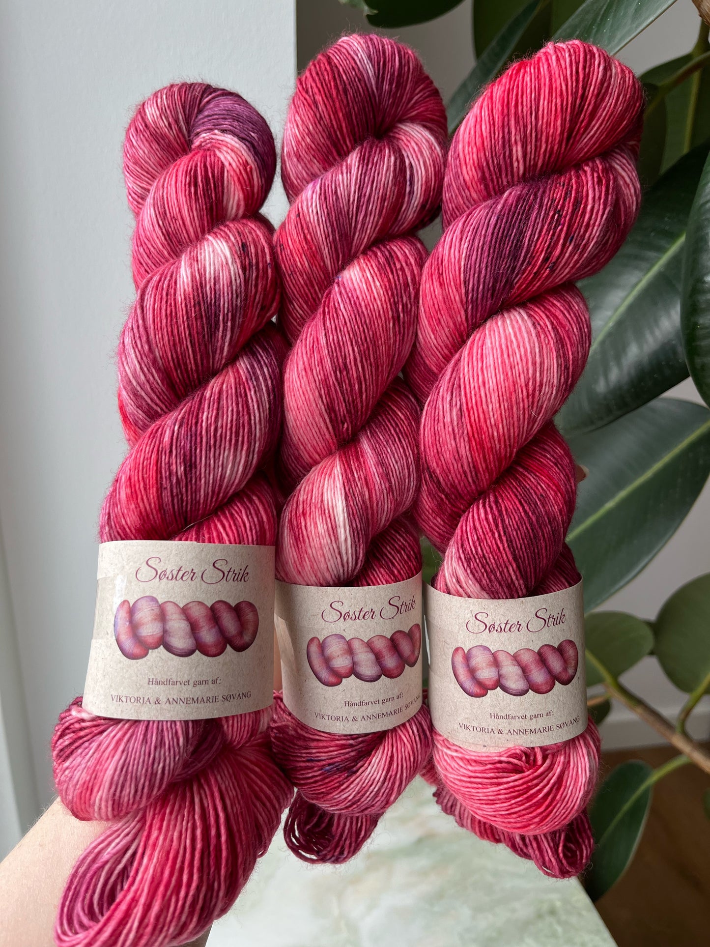 ‘Kirsebær’ Merino Singles 366m / 100g.