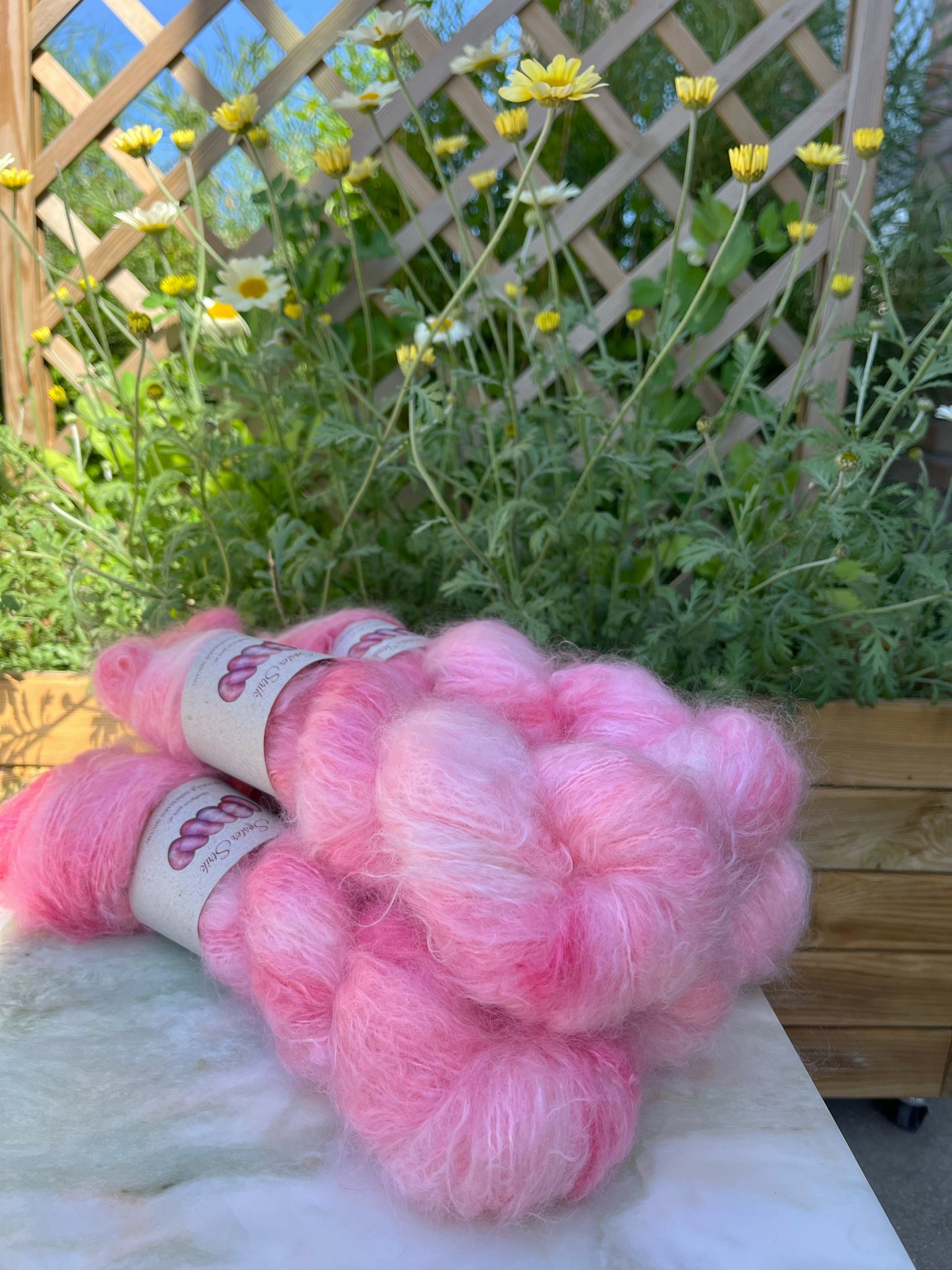 'Rabarber' Fat mohair