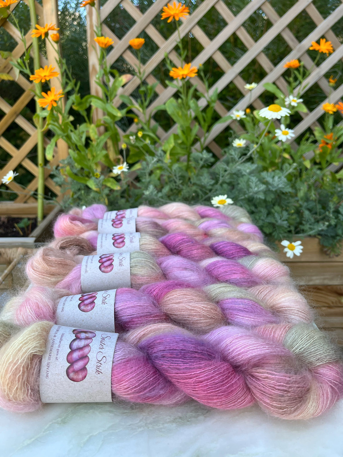 'Hortensia' - silke mohair - 420 m / 50 g.