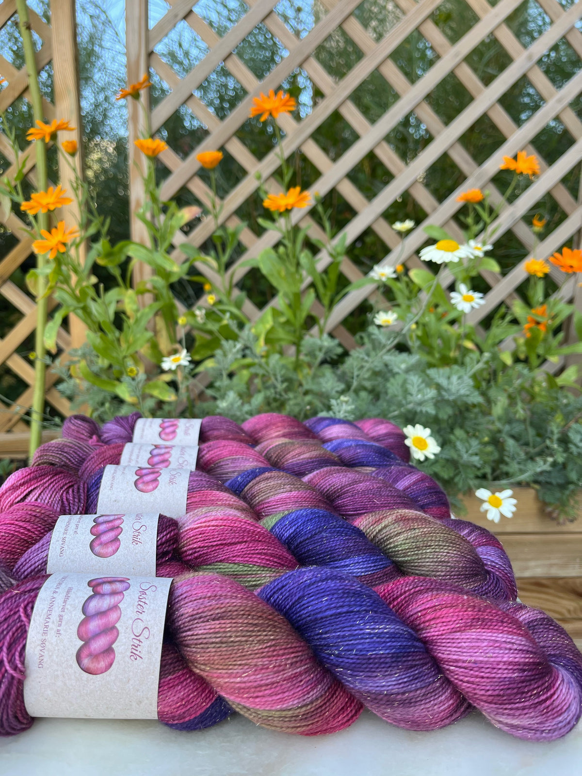 'Blommer' - Sock Glitter - 400 m / 100 g.