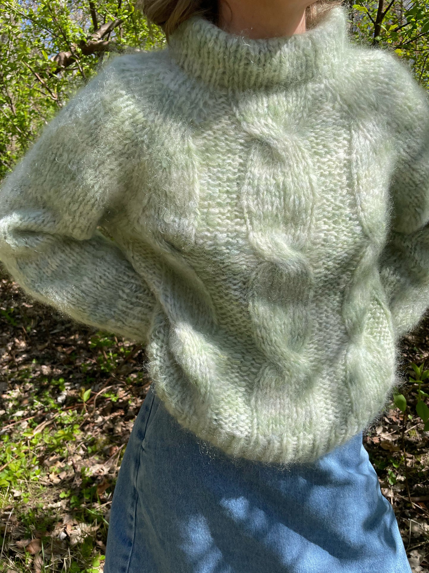 'Vintergæk' - fat mohair 200 m/100 g.