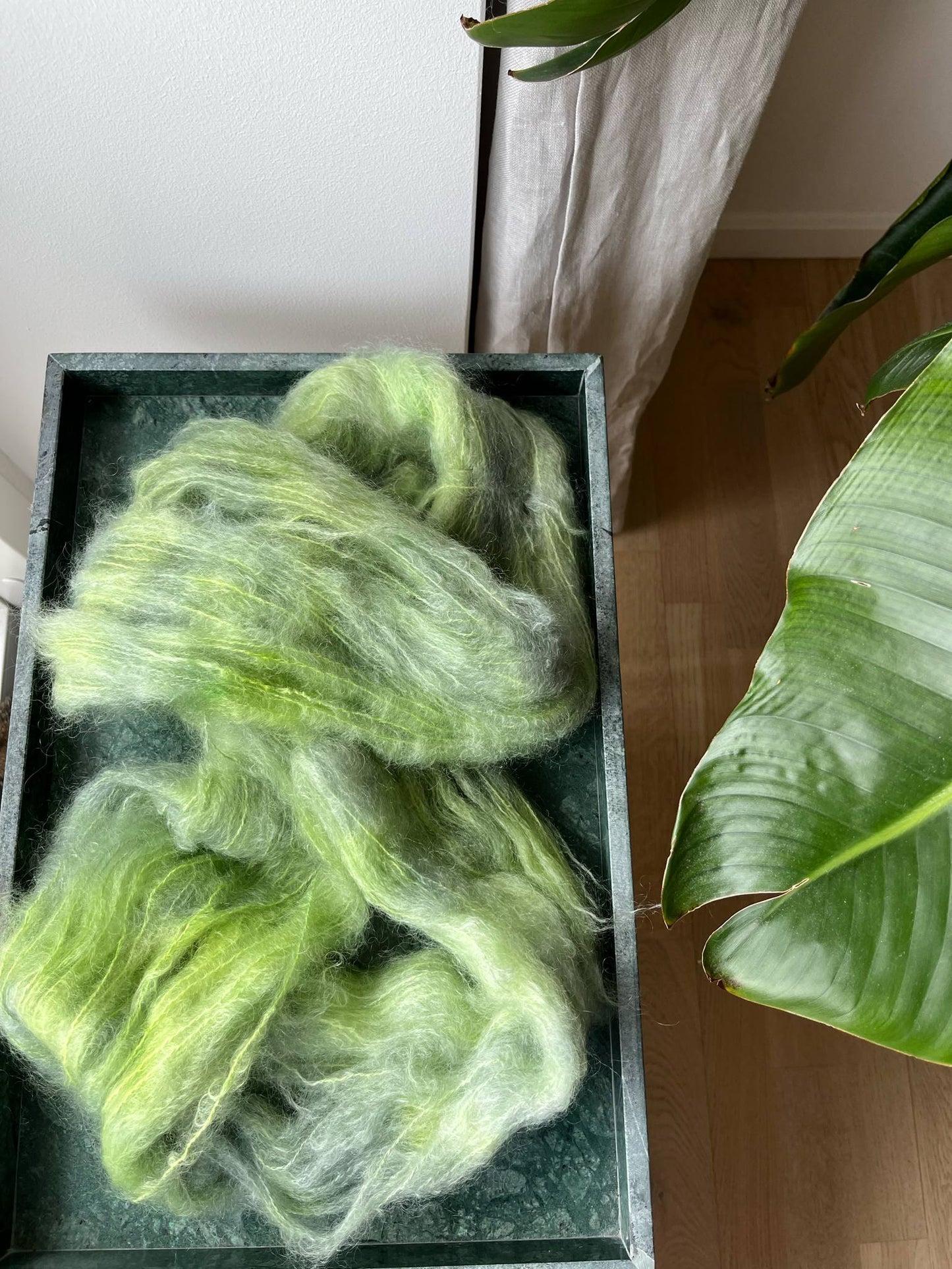 'Det spirer' - Fat mohair 200m/100g.
