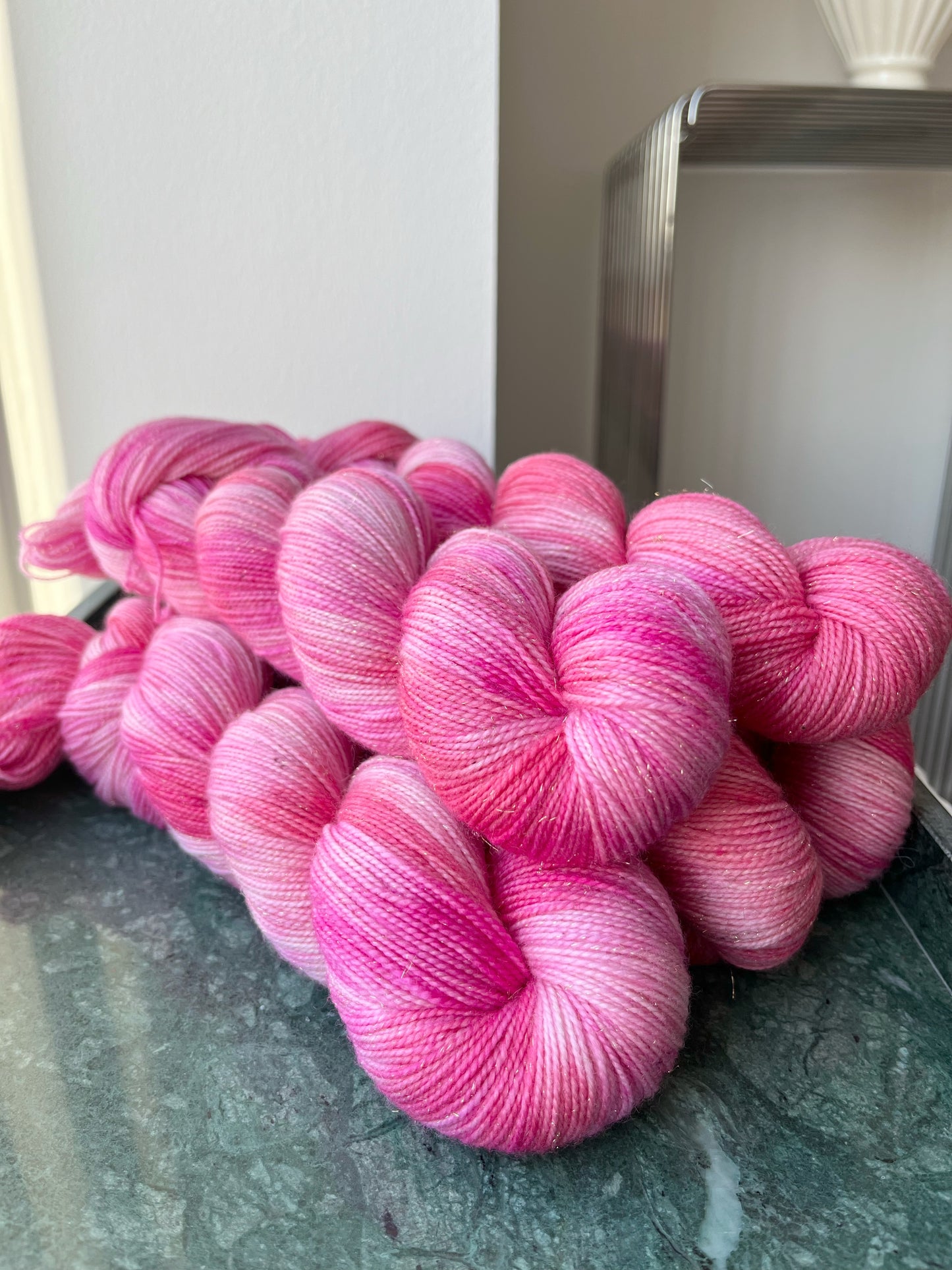 'Tornerose' -Sock Glitter 400m/100g.