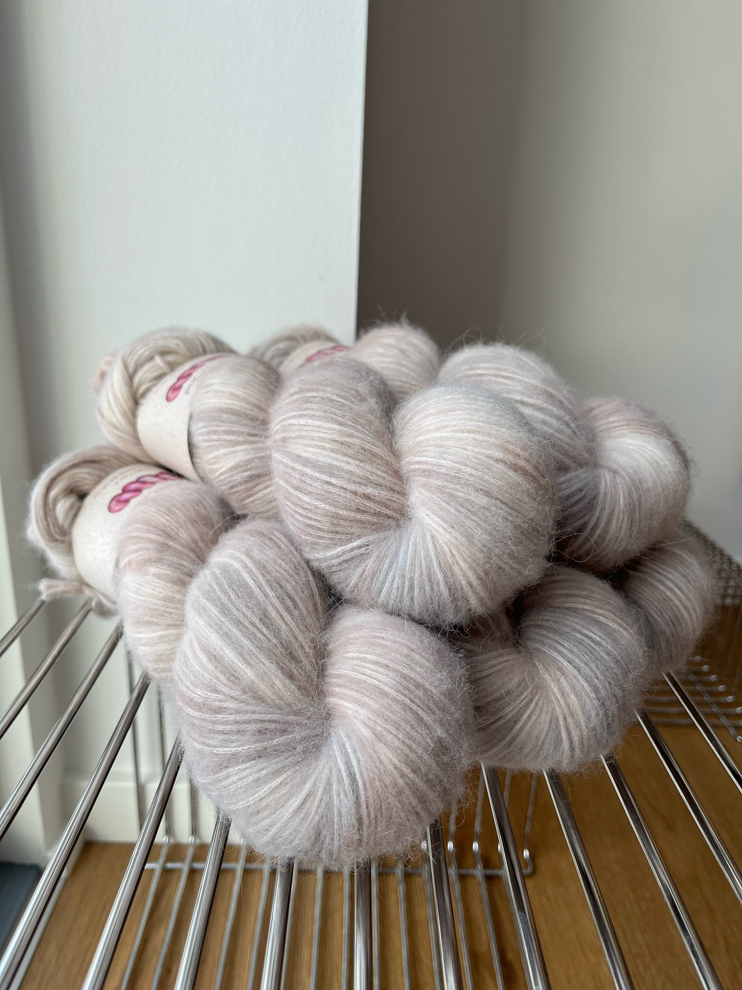 'Gråvejr' Alpakka Blow 300m/100g.