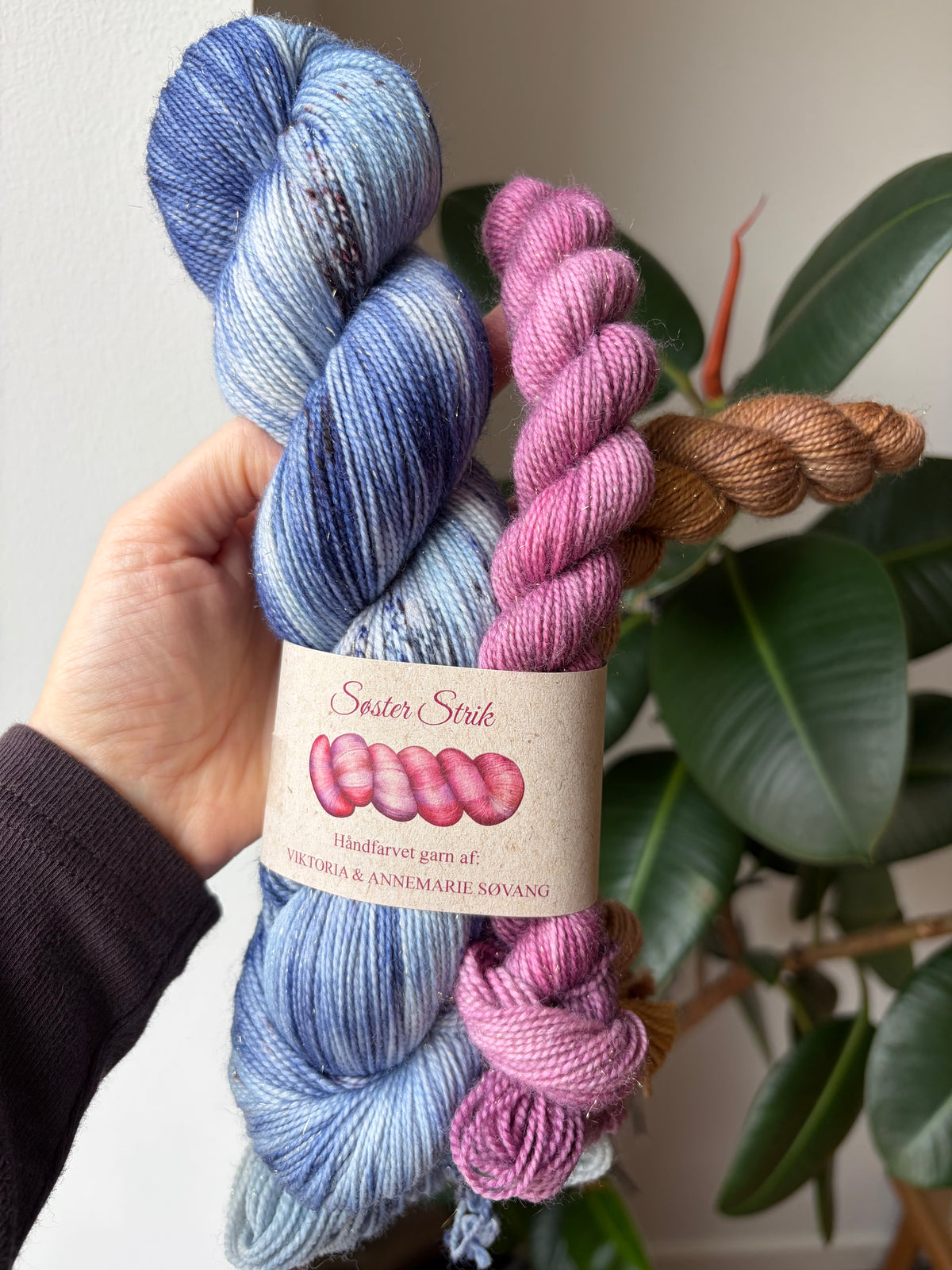 'Socktober 2026' Glitter socksæt - 400m / 100 g. + 2x85m / 20 g.