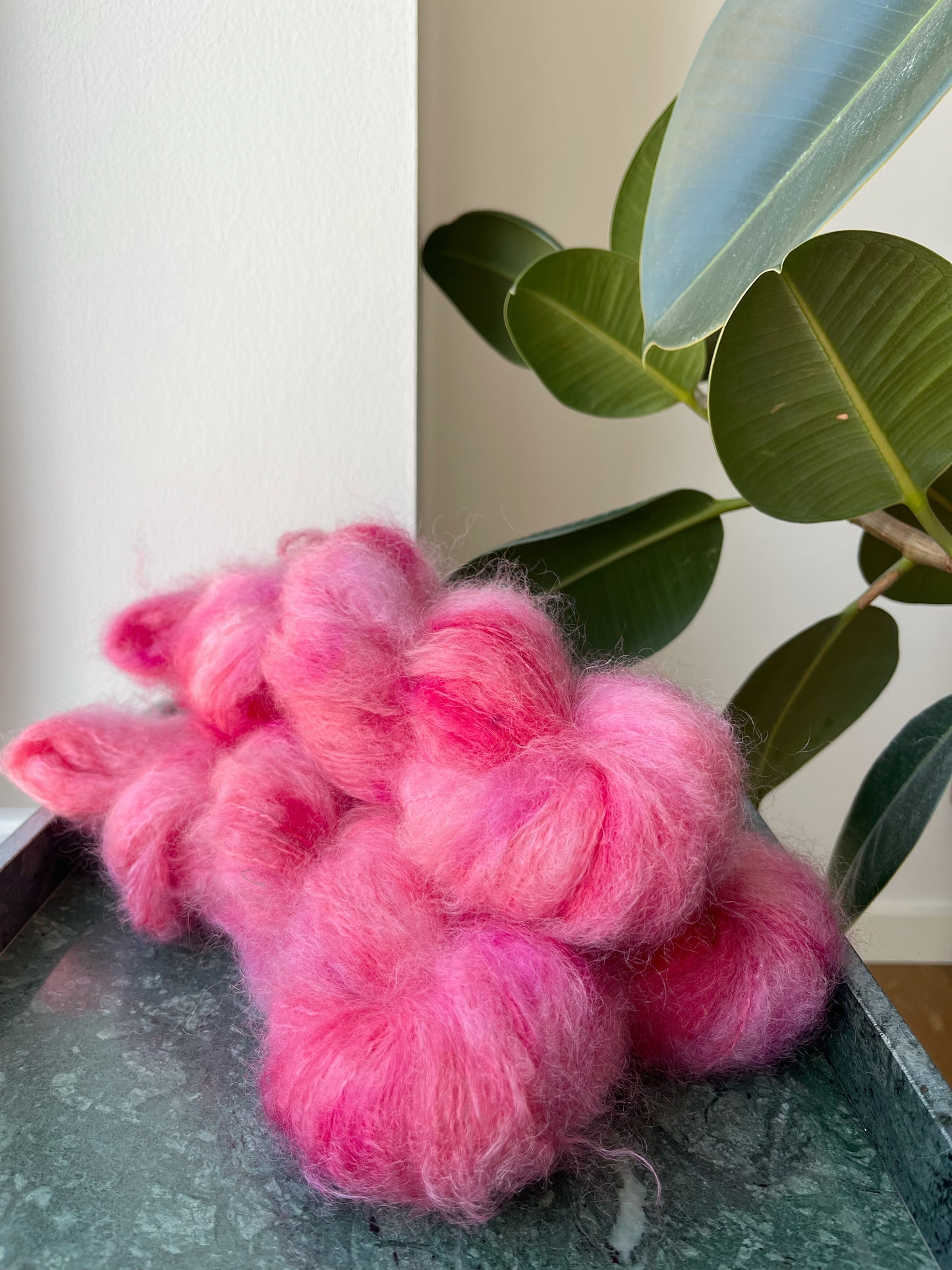 'Tornerose' - fat mohair 200 m/100 g.