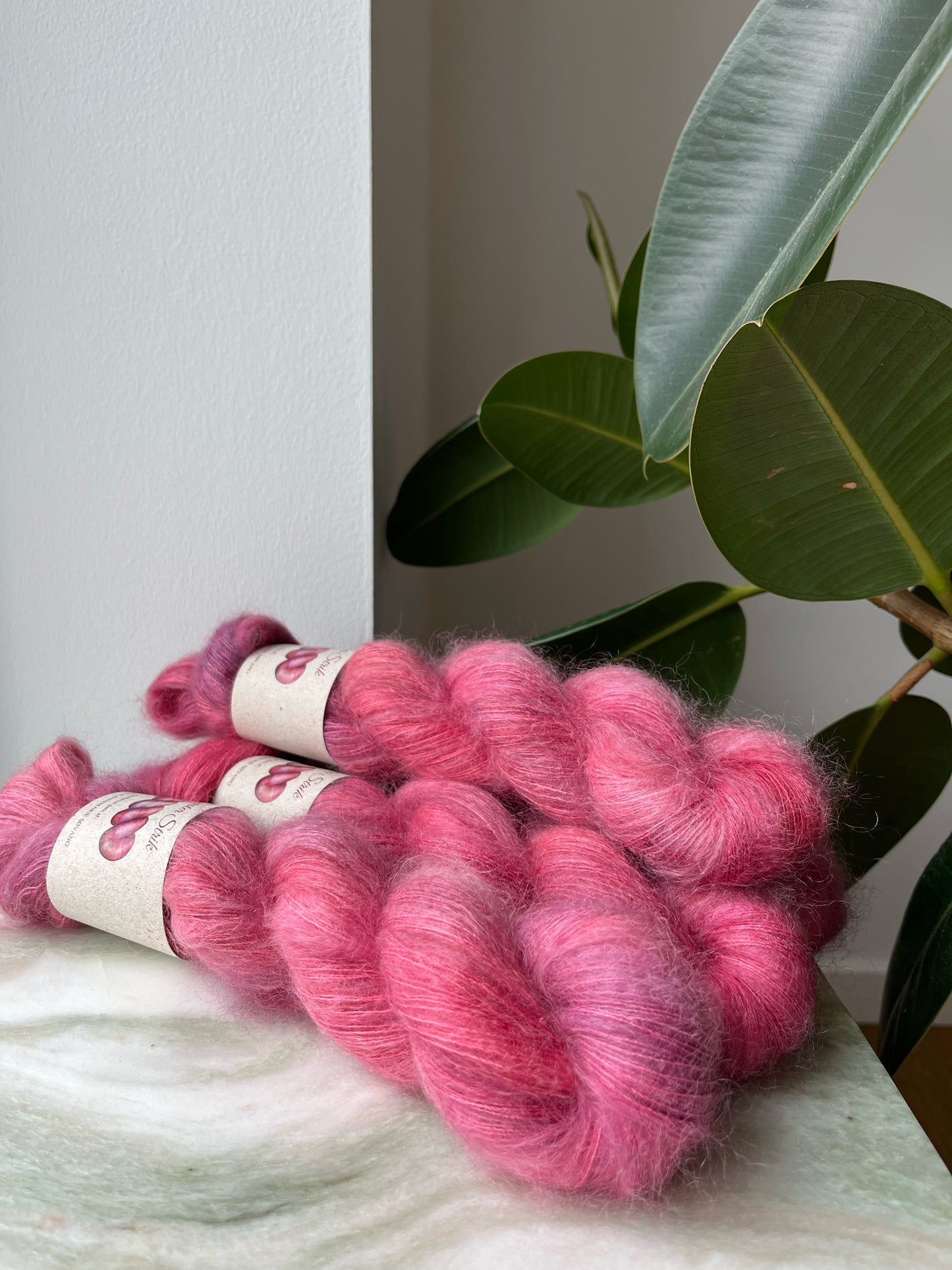 ‘Kirsebær’ Silk mohair 420m / 50g