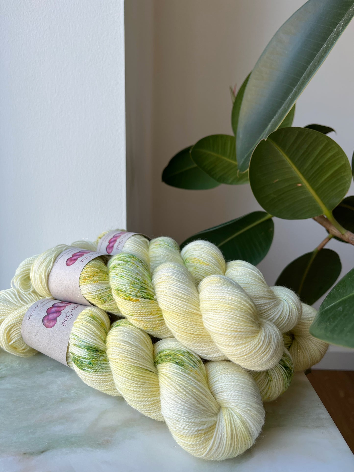 'Hyldeblomst' - Sock Glitter 400m /100g.