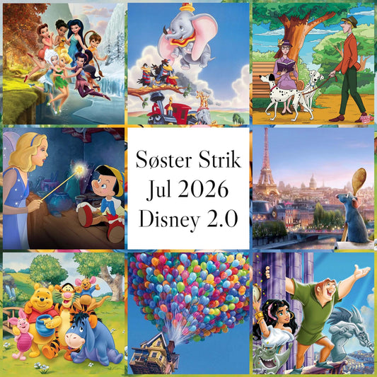 Julekalender 2026 - 24x20g. Sock Glitter - FORUDBESTILLING