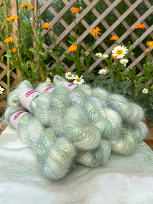 'Vintergæk' - silke mohair 420 m/50 g.