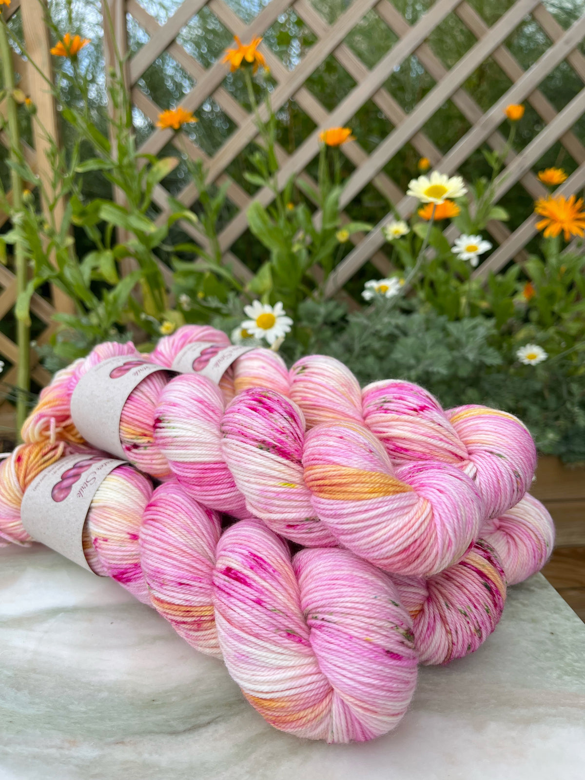 'Æbleblomst' - Sock DK - 225 m / 100 g.