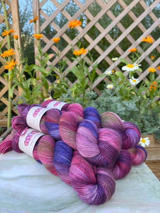 'Blommer' - Sock Glitter - 400 m / 100 g.