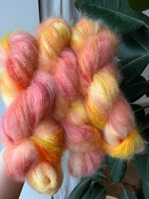 'Filur' Fat mohair 200m/100g.